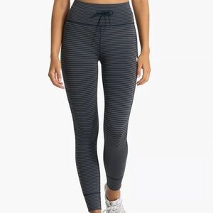 Vuori Striped Black Women's Leggings Size S